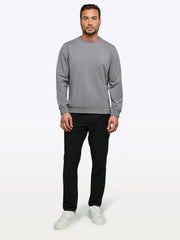 Hyperloop Pullover Split-Hem | Heather Grey Signature-fit