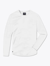 AO Long Sleeve Curve-Hem Tee | White Signature-fit PYCA Pro®