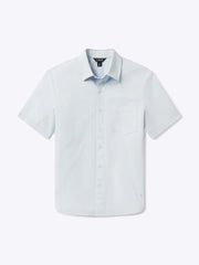 SoHo Short Sleeve Button Up | White Signature-fit