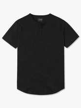 AO Henley Curve-Hem | Black Signature-fit PYCA Pro®