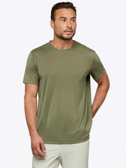 AO Split-Hem Tee | Capers Signature-Fit PYCA Pro®