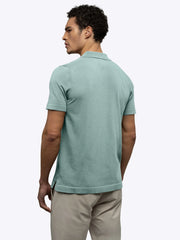 Riviera Knit Button Up | Stormy Sea Signature-Fit