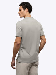Riviera Knit Button Up | Morning Dove Signature-Fit