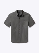 SoHo Short Sleeve Button Up | Heather Black Signature-fit