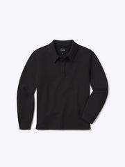 Hyperloop Rugby Polo | Black Signature-Fit