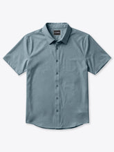 Crossover Button Up | Naples Blue Signature Fit
