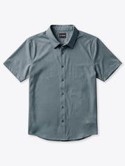 Crossover Button Up | Ocean Storm Signature Fit