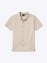 Riviera Knit Button Up | Sand Dune Signature-Fit