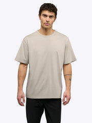 Overtime Oversized Tee | Sand Dune Relaxed-Fit