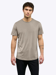 AO Curve-Hem Tee | Pure Cashmere Signature-Fit PYCA Pro®