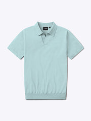 Riviera Knit Polo | Sterling Blue Signature-Fit
