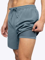 Crossover Short Lined | Naples Blue Classic-fit