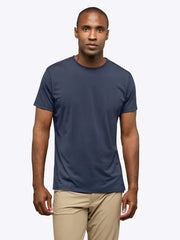 AO Split-Hem Tee | Pacific Blue Signature-fit PYCA Pro®
