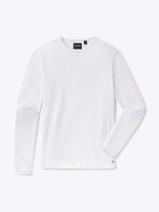 AO Forever Long Sleeve Tee | White Classic-Fit PYCA Pro®