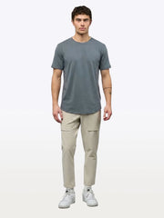 Featherlight Pima Tee | Ocean Storm Signature-fit