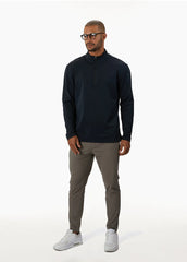 Crossover Fleece Q-Zip | Black Signature-Fit