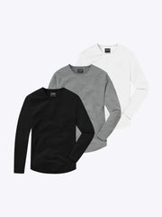 AO L/S Curve-Hem Tee 3-Pack