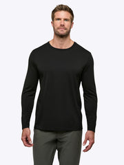 AO Forever Long Sleeve Tee | Black Classic-Fit PYCA Pro®