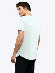 AO Henley Curve-Hem | Diaphonous Signature-Fit PYCA Pro®
