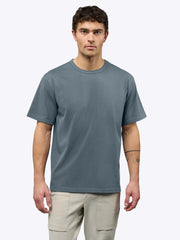Overtime Oversized Tee | Ocean Storm Relaxed-Fit