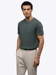 Riviera Knit Textured Tee | Urban Chic Signature-Fit