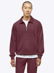 Divine Fleece Q-Zip | Currant Classic-fit