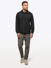 Hyperloop Rugby Polo | Black Signature-Fit