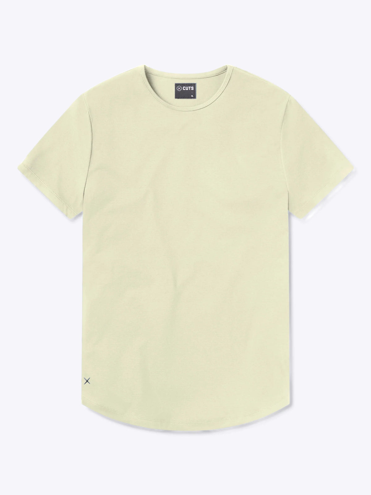 AO Curve-Hem Tee | Oyster White Signature-Fit PYCA Pro®