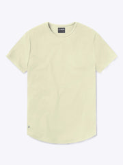 AO Curve-Hem Tee | Oyster White Signature-Fit PYCA Pro®