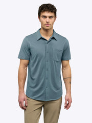 AO Button Up | Naples Blue Signature-Fit PYCA Pro®