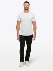 AO Curve-Hem Tee | White Signature-fit PYCA Pro®