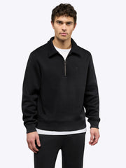 Divine Fleece Q-Zip | Black Classic-fit