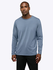 AO Forever Long Sleeve Tee | Cadet Blue Classic-Fit PYCA Pro®
