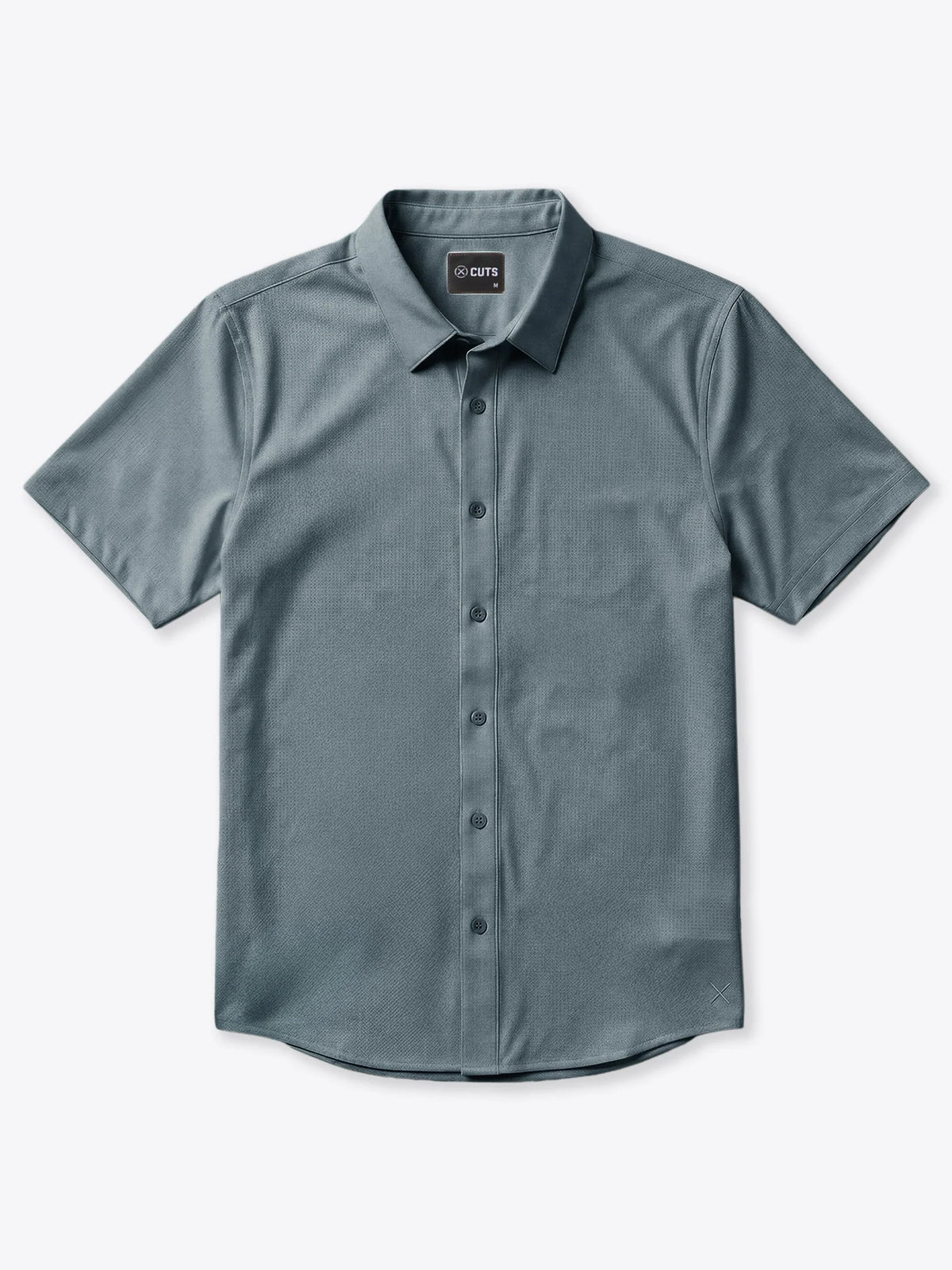 Crossover Button Up | Ocean Storm Signature Fit