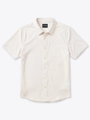 Crossover Button Up | Bone Signature Fit