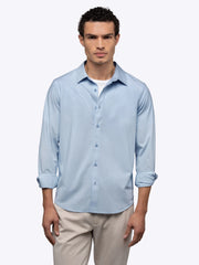 Soho Long Sleeve Button Up | Oxford Blue Signature-Fit