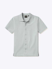 Riviera Knit Button Up | Metal Signature-Fit