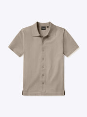 Riviera Knit Button Up | Pure Cashmere Signature-Fit