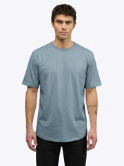 Featherlight Pima Tee | Naples Blue Signature-fit