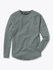 AO Long Sleeve Curve-Hem Tee | Sage Signature-fit PYCA Pro®