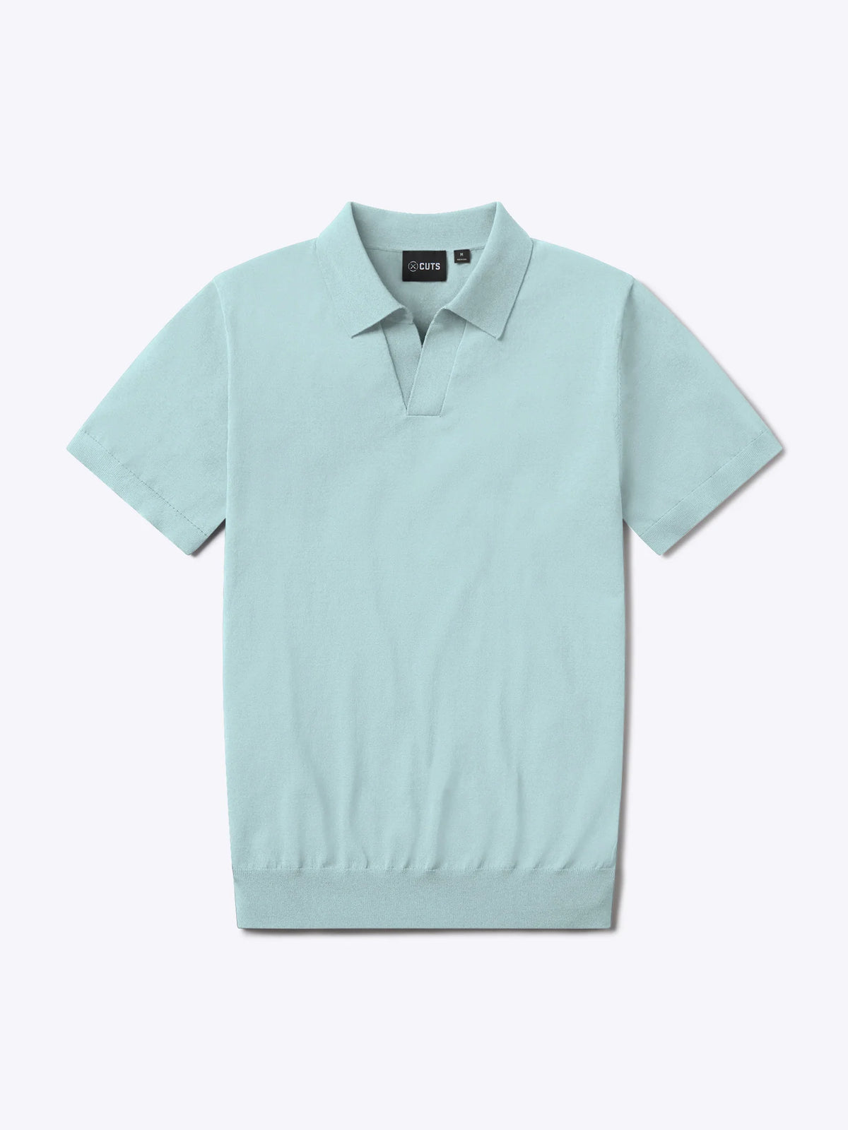 Riviera Knit Polo | Sterling Blue Signature-Fit
