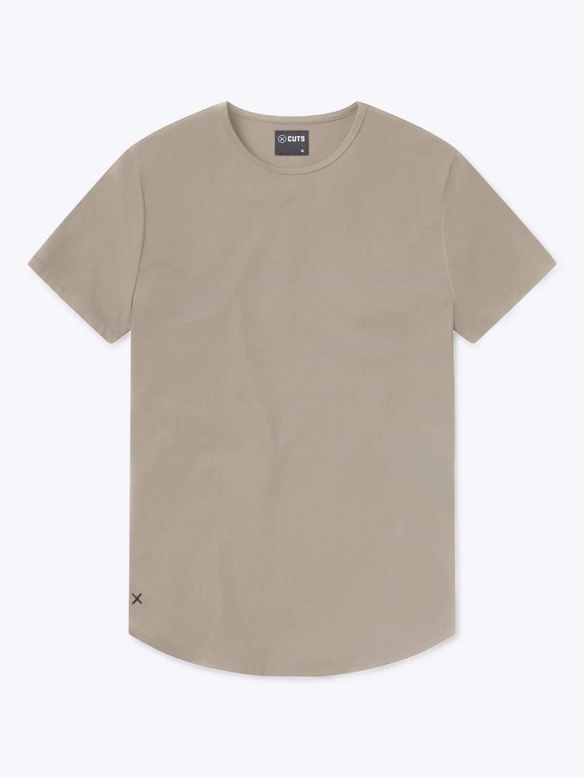 AO Curve-Hem Tee | Pure Cashmere Signature-Fit PYCA Pro®