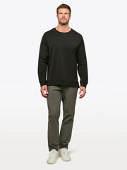 Hyperloop Pullover Split-Hem | Black Signature-fit
