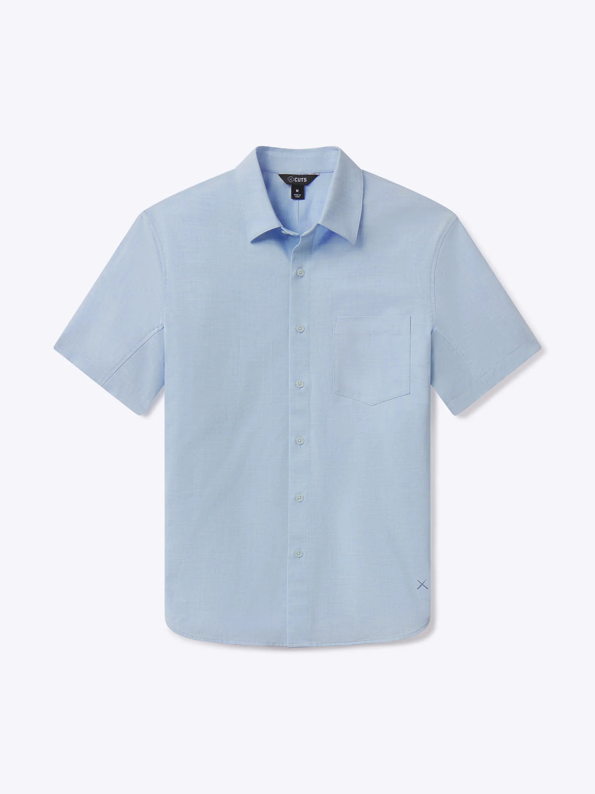 SoHo Short Sleeve Button Up | Oxford Blue Signature-fit