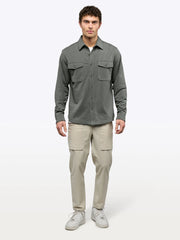 Hyperloop Overshirt | Castor Grey Signature-Fit
