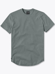 AO Curve-Hem Tee | Sage Signature-fit PYCA Pro®