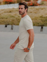 AO Forever Tee  | Ivory Classic-Fit PYCA Pro®