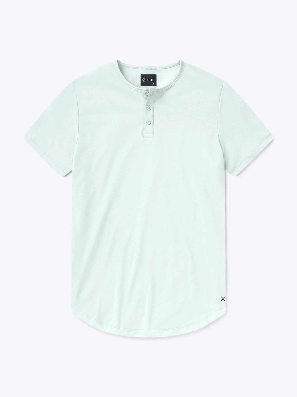 AO Henley Curve-Hem | Diaphonous Signature-Fit PYCA Pro®