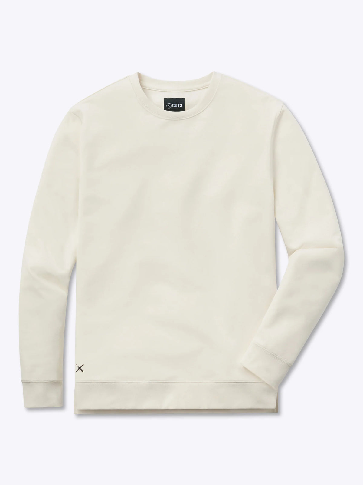 Hyperloop Pullover Split-Hem | Ivory Signature-fit