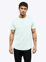 AO Henley Curve-Hem | Diaphonous Signature-Fit PYCA Pro®